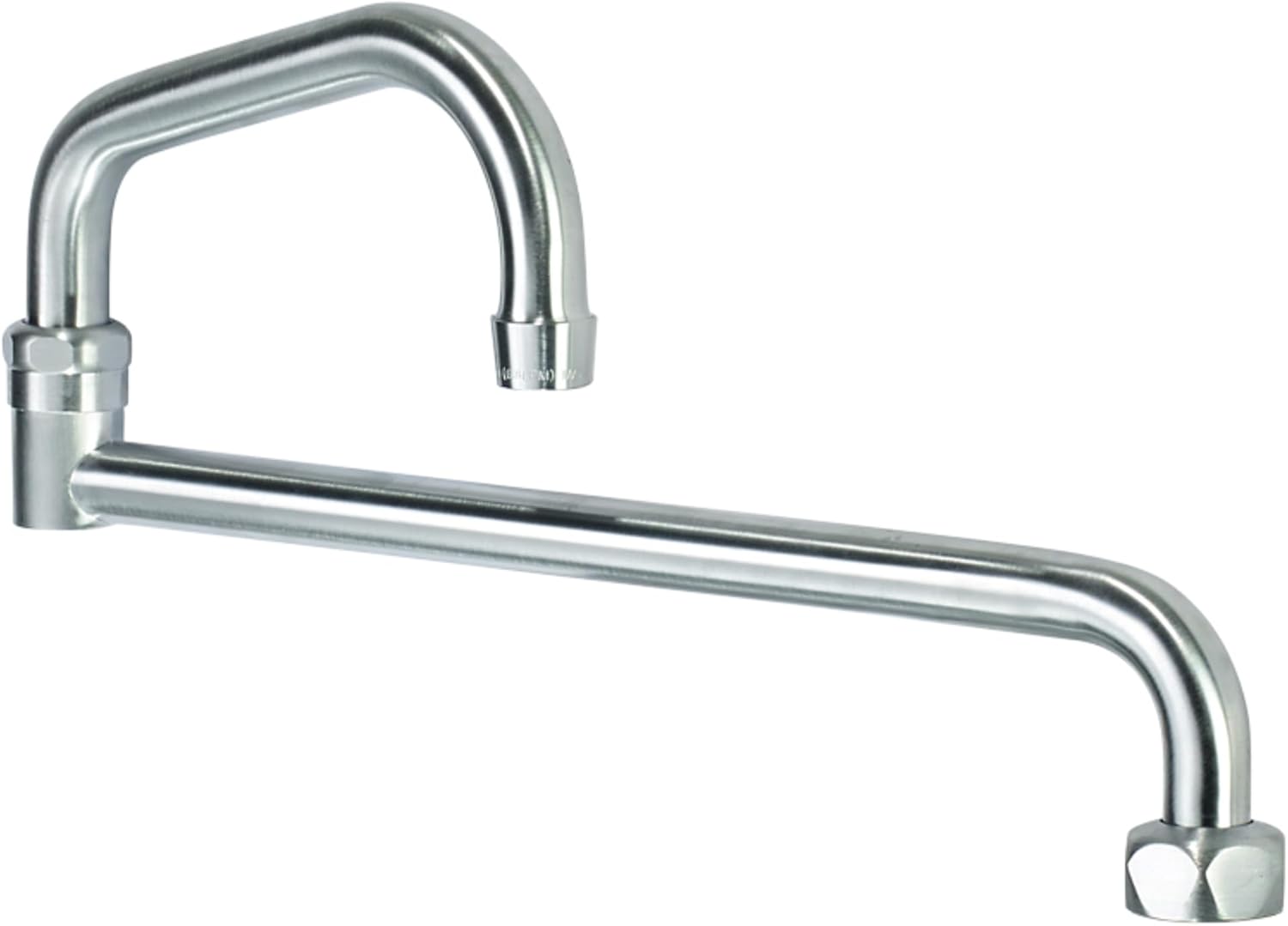 Krowne DX-426 Diamond Series 18" Double Jointed Swing Spout, Ultra-Polish Satin Finish, Solid Chrome Plated Brass Body, Fits All Diamond Series Faucets