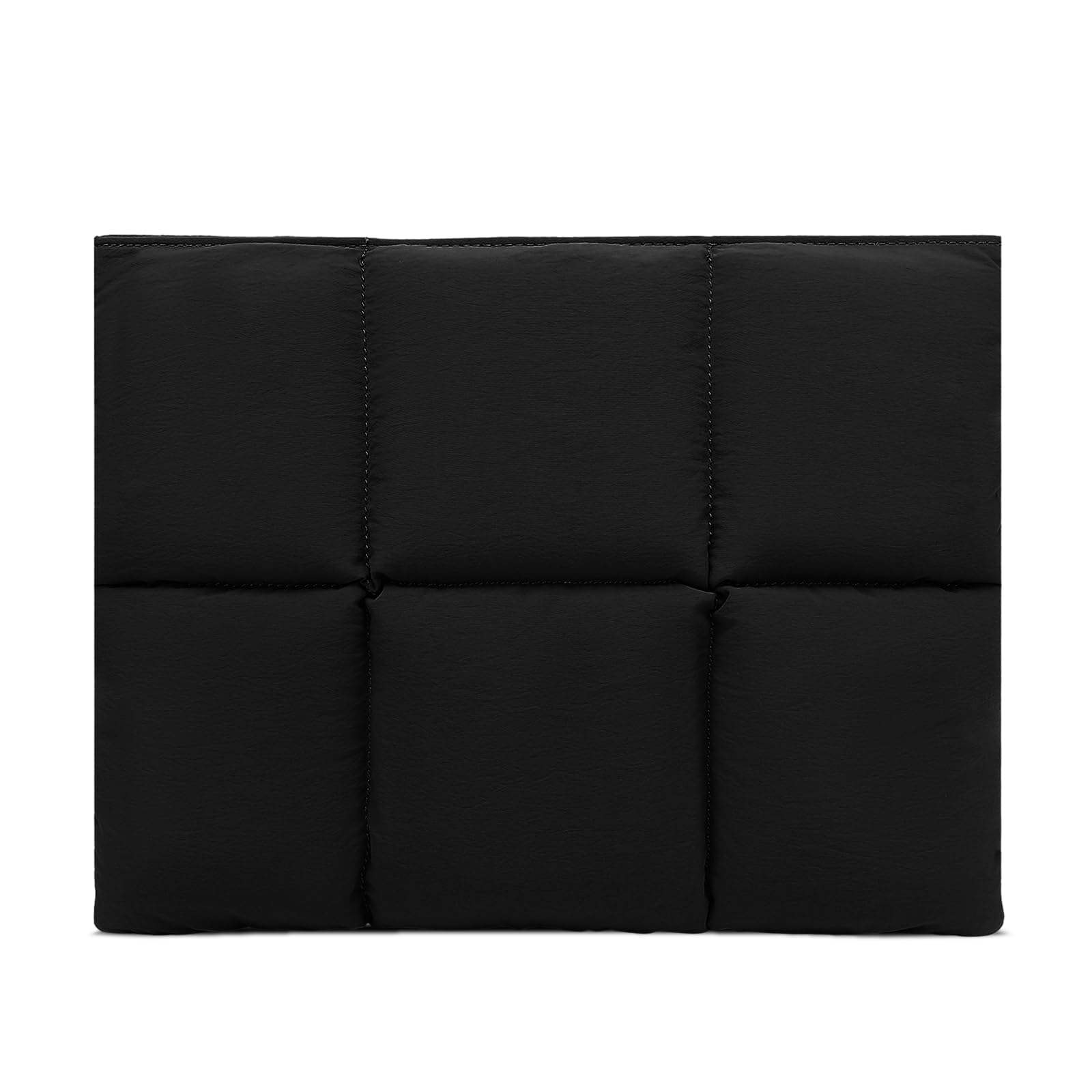 Puffy Funda Portatil 15-16 Pulgadas para MacBook Air 15" (2023-2026), MacBook Pro 15" -16" (2008-2026), iPad, Funda Bolsa Protectora, Diseño Acolchado Tipo, Resistente Nylon - Negro