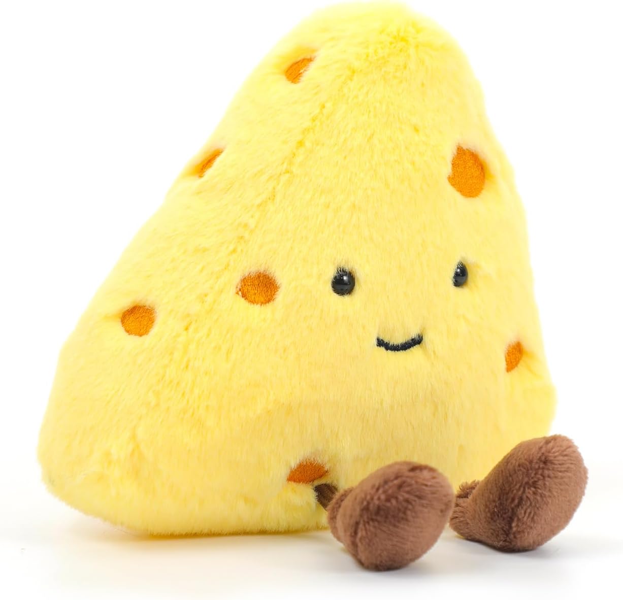 RECUR Plush Cheese Stuffed Animal Toys,Soft Food Plush,Cute Funny Plushie,Adorable Gift for All Ages