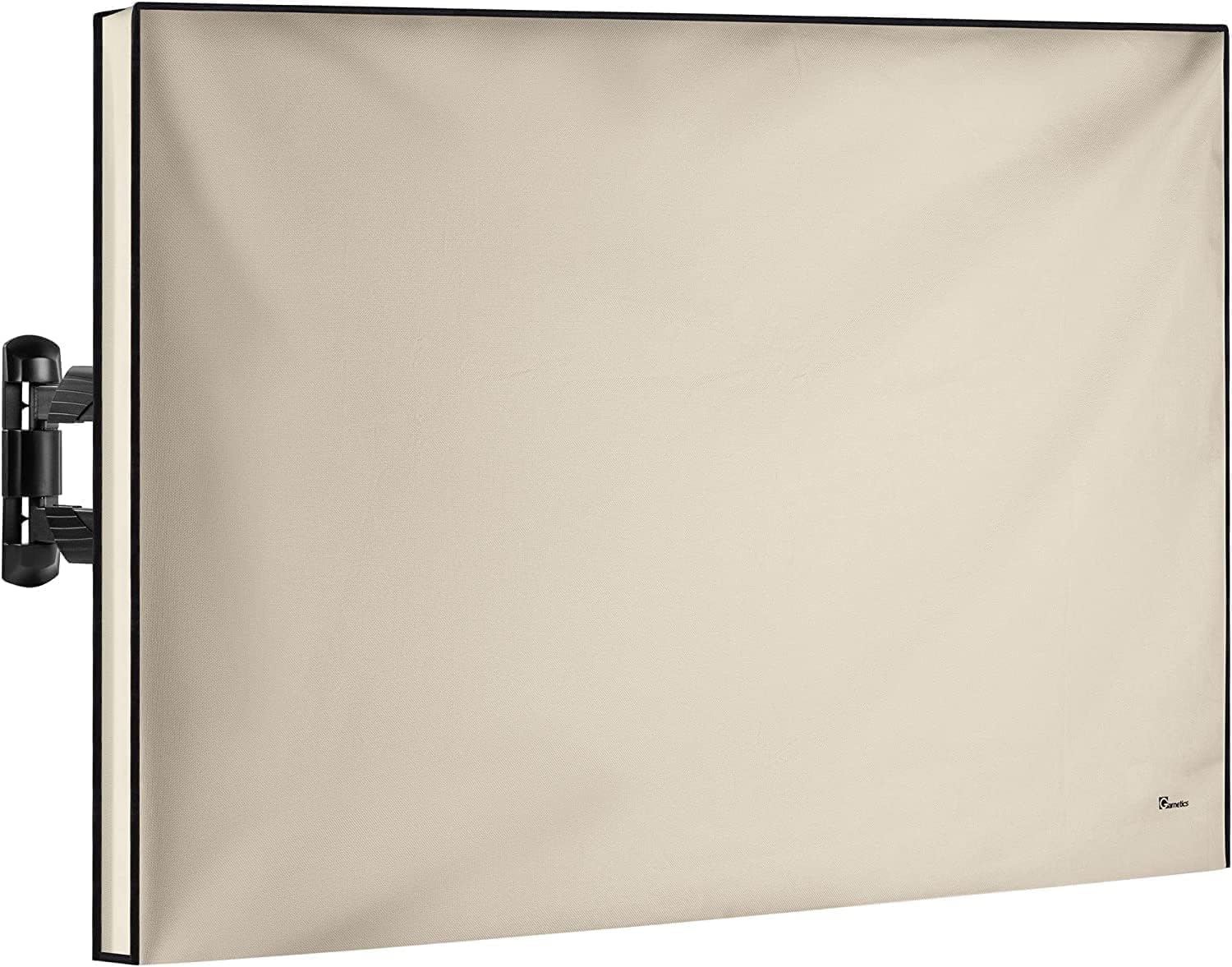 Garnetics Outdoor TV Cover 40", 42", 43" - Universal Weatherproof Protector for Flat Screen TVs - Fits Most TV Mounts and Stands - Beige