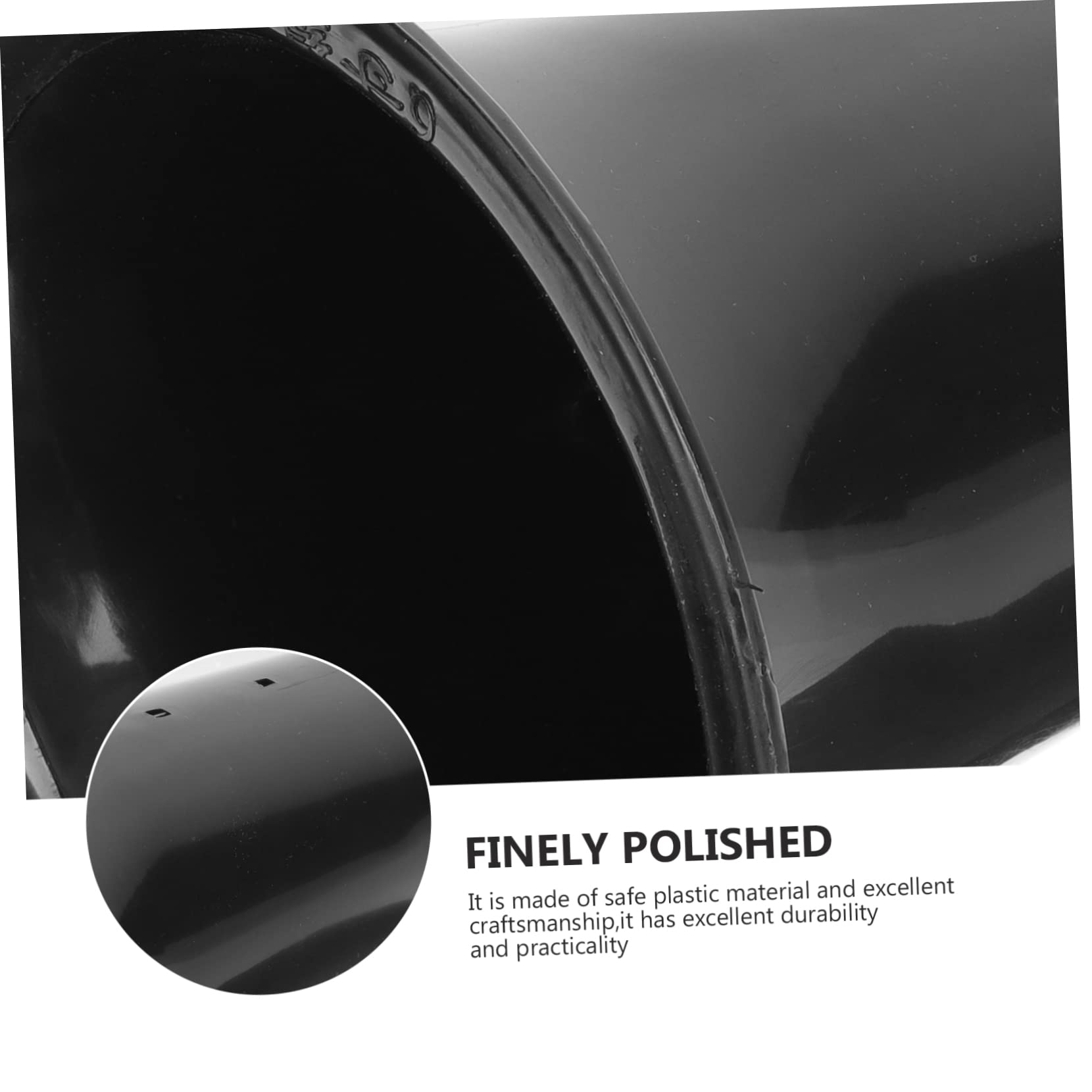 Cabilock 10 Pots pour Orchidées en Plastique Noir Contrôle des Racines, Surface Simple, Solide et Résistants pour Jardin et Intérieur
