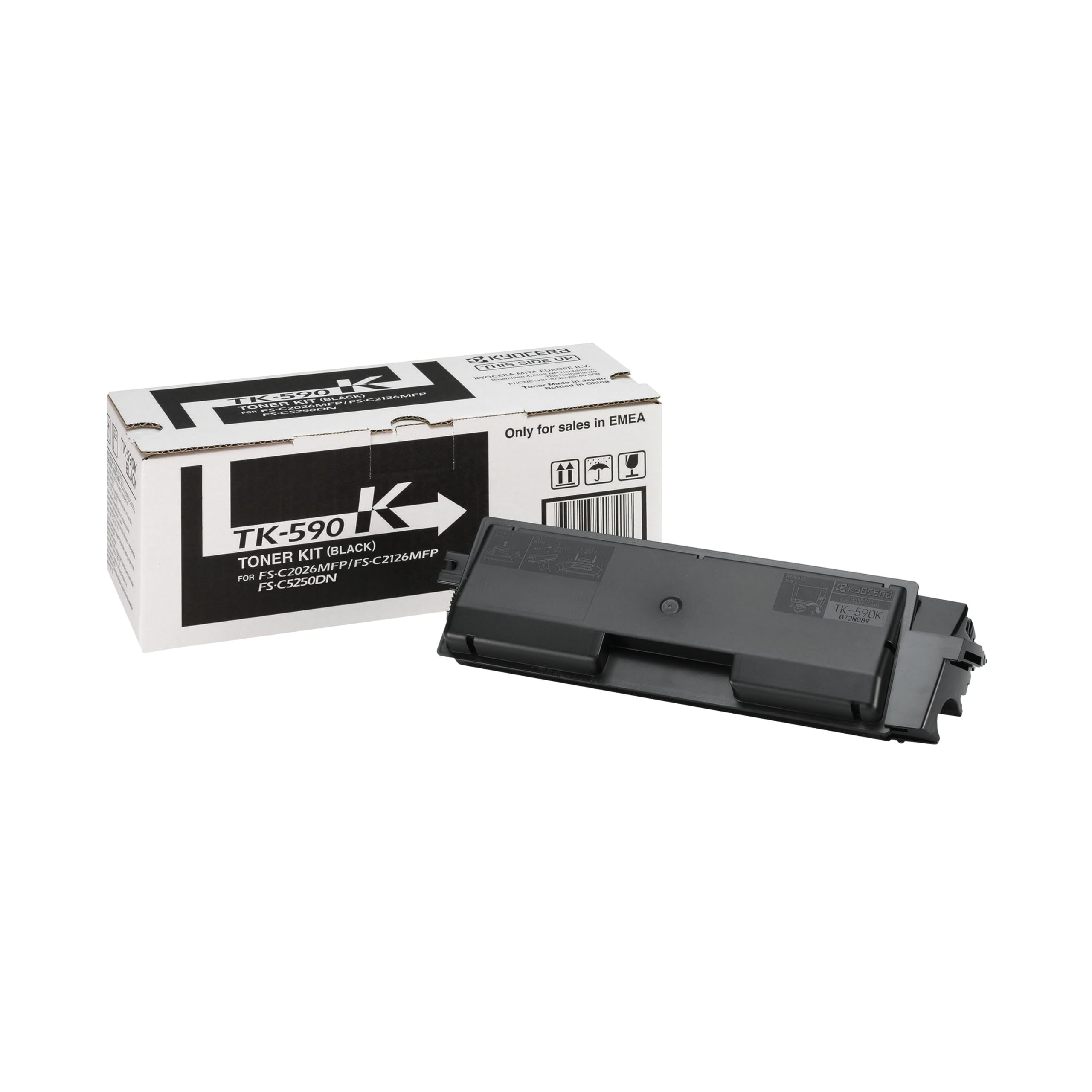 Kyocera 1T02KV0NL0 TK-590K Tonerkartusche 7.000 Seiten, schwarz
