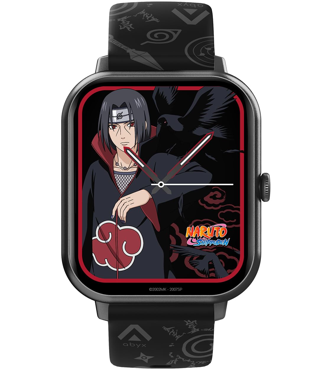 Abyx FIT Touch 3 Naruto Edition - Bluetooth Call, 123 Modes Sportifs, Écran Tactile Complet 1,83" IP67