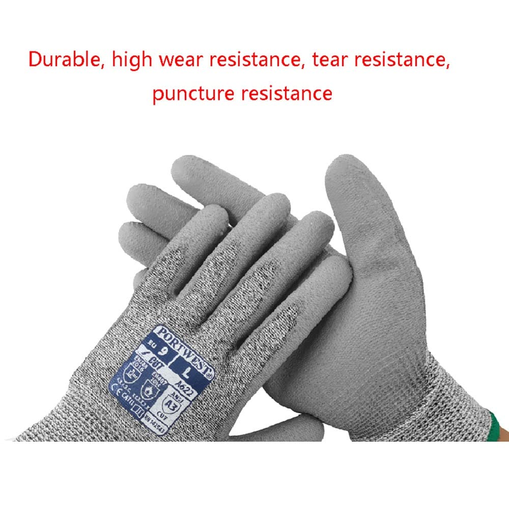 Axdwfd Guantes De Trabajo For Hombres, Guantes De Jardinería, Guantes Antideslizantes, Adecuados For Fines Generales Y Decoración del Hogar. (Size : L)