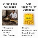 Minimal Ready to Fry Dry Golgappa Panipuri, 400g (Pack Of 1) gallery image