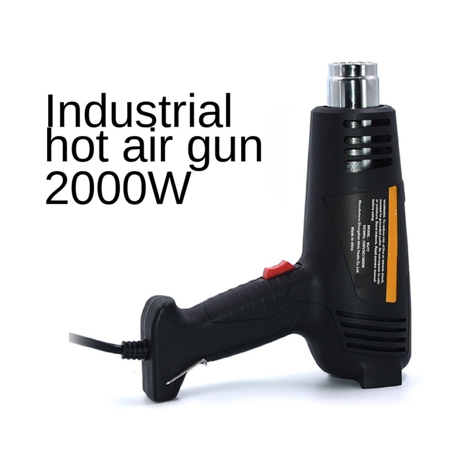 Opalarka Przemysłowa Opalarka 2000W Dwa Termostaty Folia Samochodowa Pistolet Do Pieczenia Plastikowy Pistolet Spawalniczy O Stałej Temperaturze Elektryczny Pistolet Do Grillowania Do obkurczania PCV,