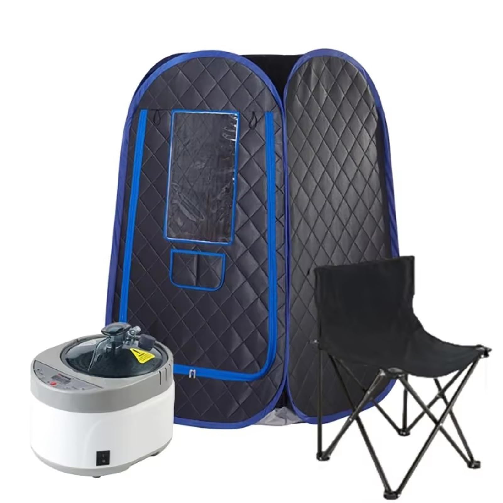 Sauna portable à vapeur pour la maison avec cabine de tente et cuiseur 2,6 L