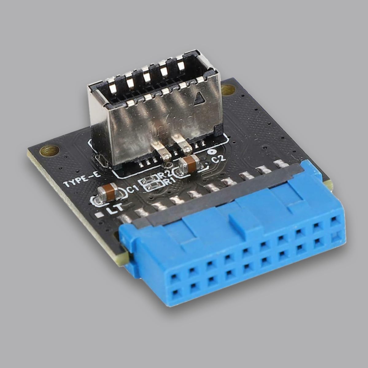 USB 3.0 19pin to Connector 20pin Front Panel Adapter High Performance with PCB Material for Motherboard Expansion and Reliable Data Transfer