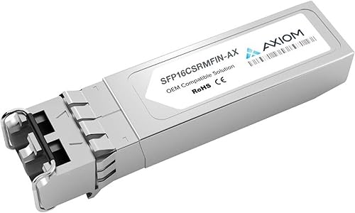 Axiom Memory - SFP16CSRMFIN-AX - Axiom SFP16CSRFIN-AX SFP+ Module - For Data Networking, Optical Network 1 LC Fiber Channel Network - Optical Fiber