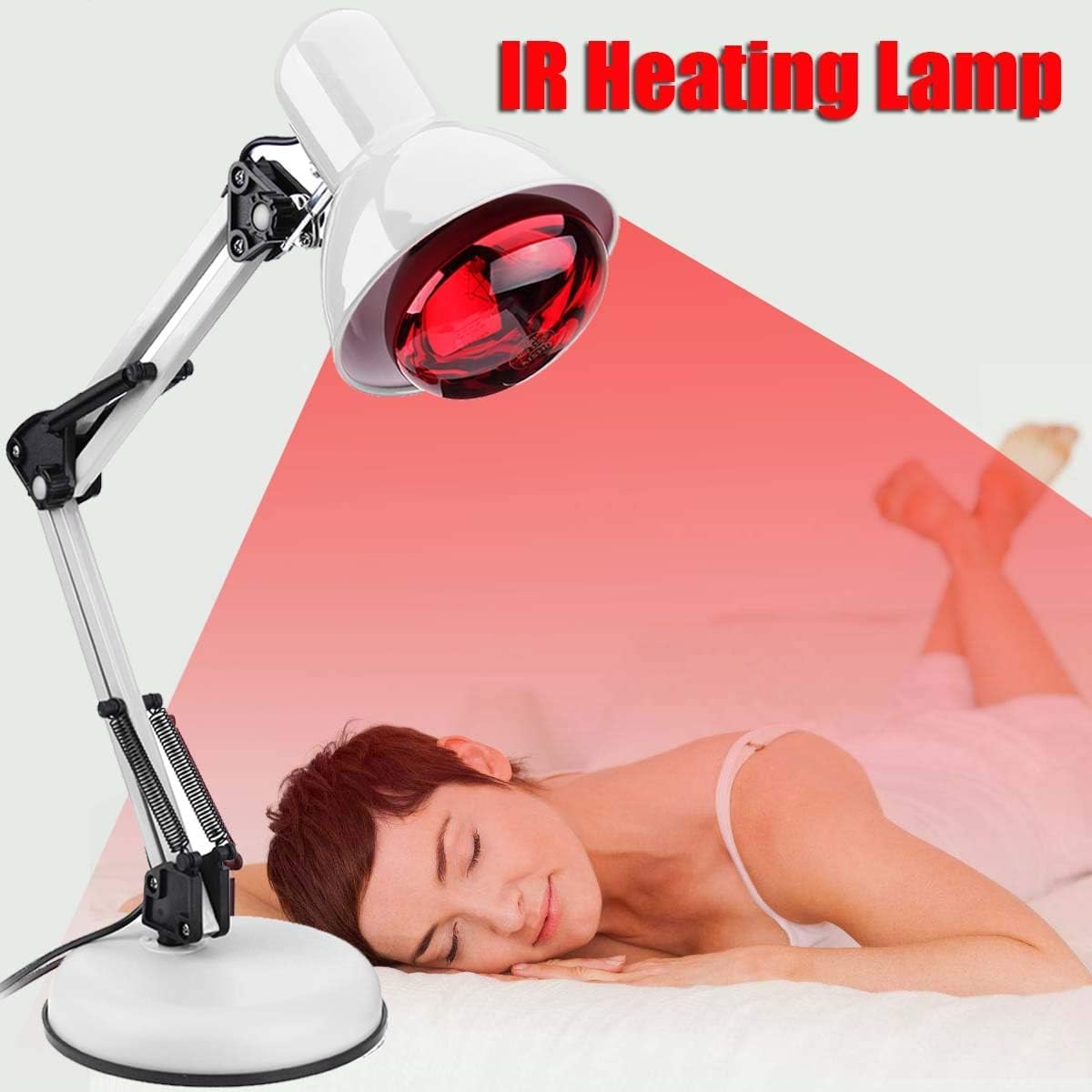100W Terapia infrarroja Lámpara de Calor Salud Alivio para el Dolor Fisioterapia Cuidado de la Salud Luz infrarroja eléctrica