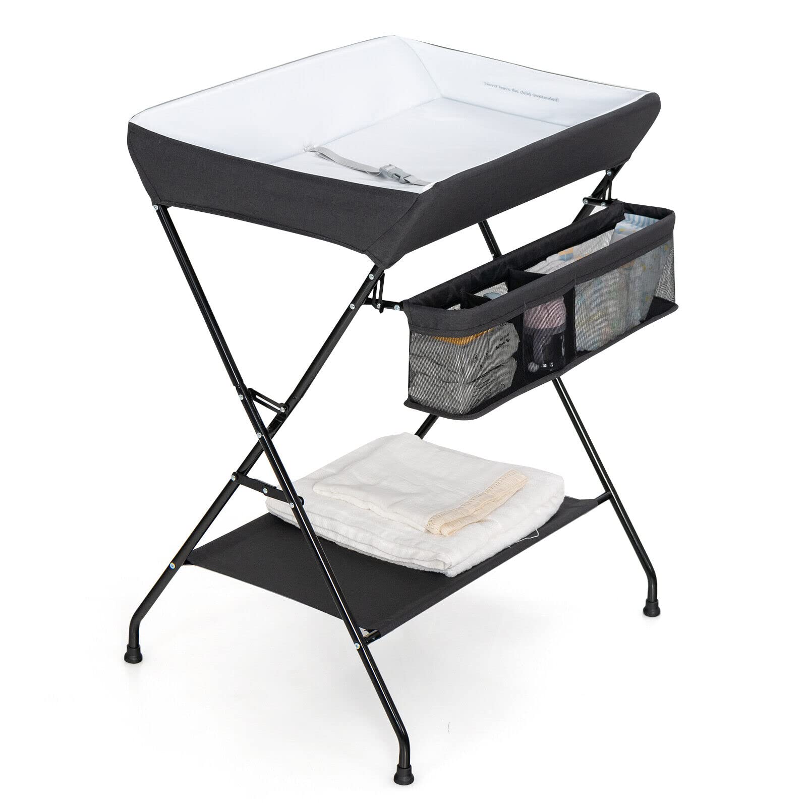 Buy Costzon Baby Changing Table, Folding Diaper Station Nursery