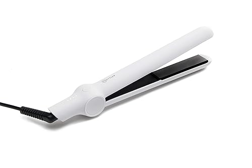 InStyler Plancha de pelo de cerámica Curation – Plancha plana con bordes biselados para un peinado sin arrugas – Herramienta ligera y versátil que