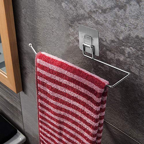 Image of DOCAT Foil Paper Cutter and Holder, 3 in 1 Magnetic Aluminum Foil and Plastic Wrap Organizer with Paper Towel Holder, Compatible with Cling Film, Tin Foil and Wax Paper (Silver)