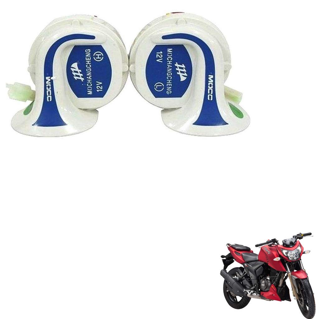 kozdiko mocc bike 18 in 1 digital tone magic horn set of 2 for tvs apache rtr 200
