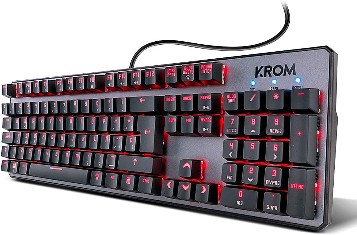 KROMTECLADO KUMA SEMI MECANICO GAMING NEGRO