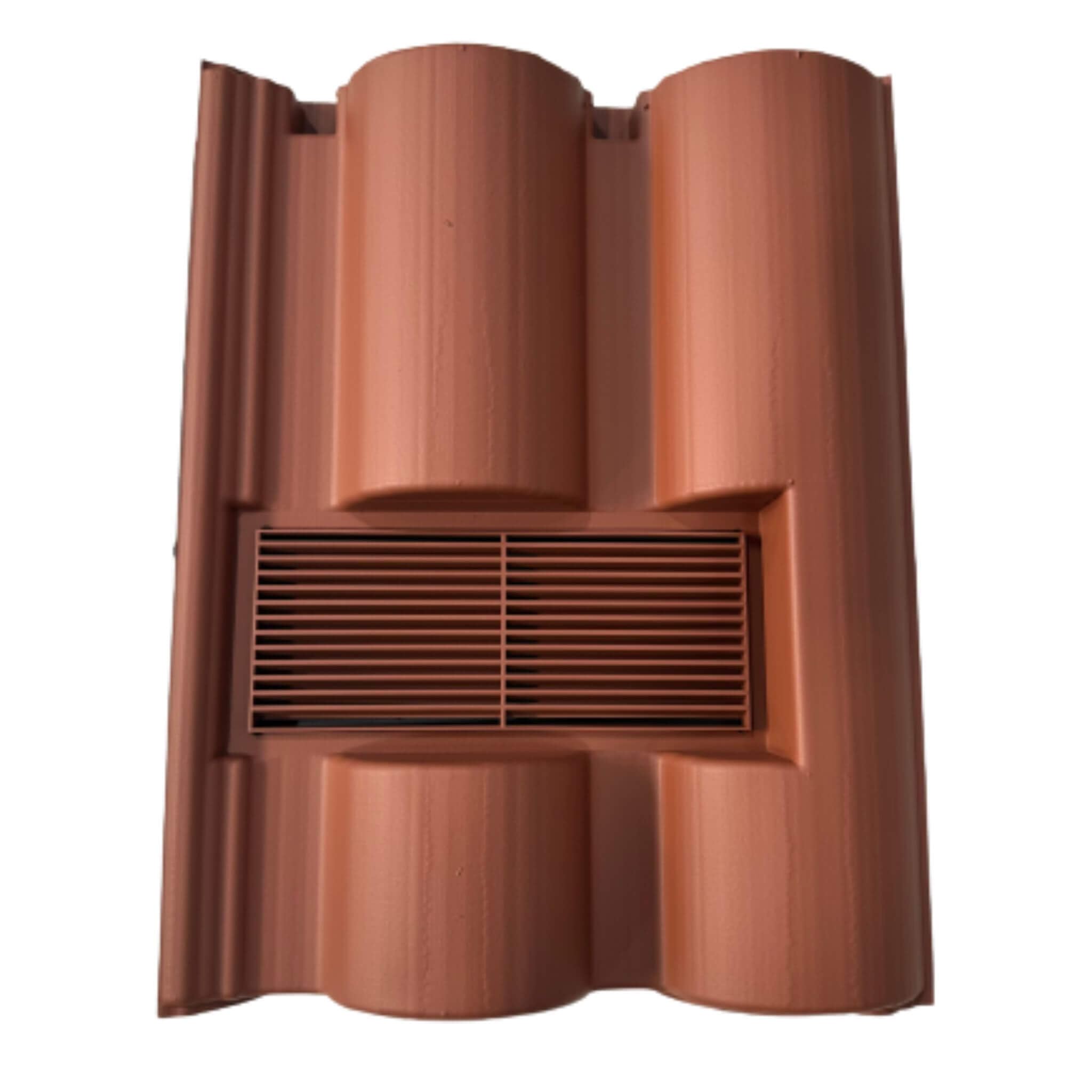 Roof Tile Vent for Marley Bold Roll with Flexi Pipe Adaptor (Terracotta)