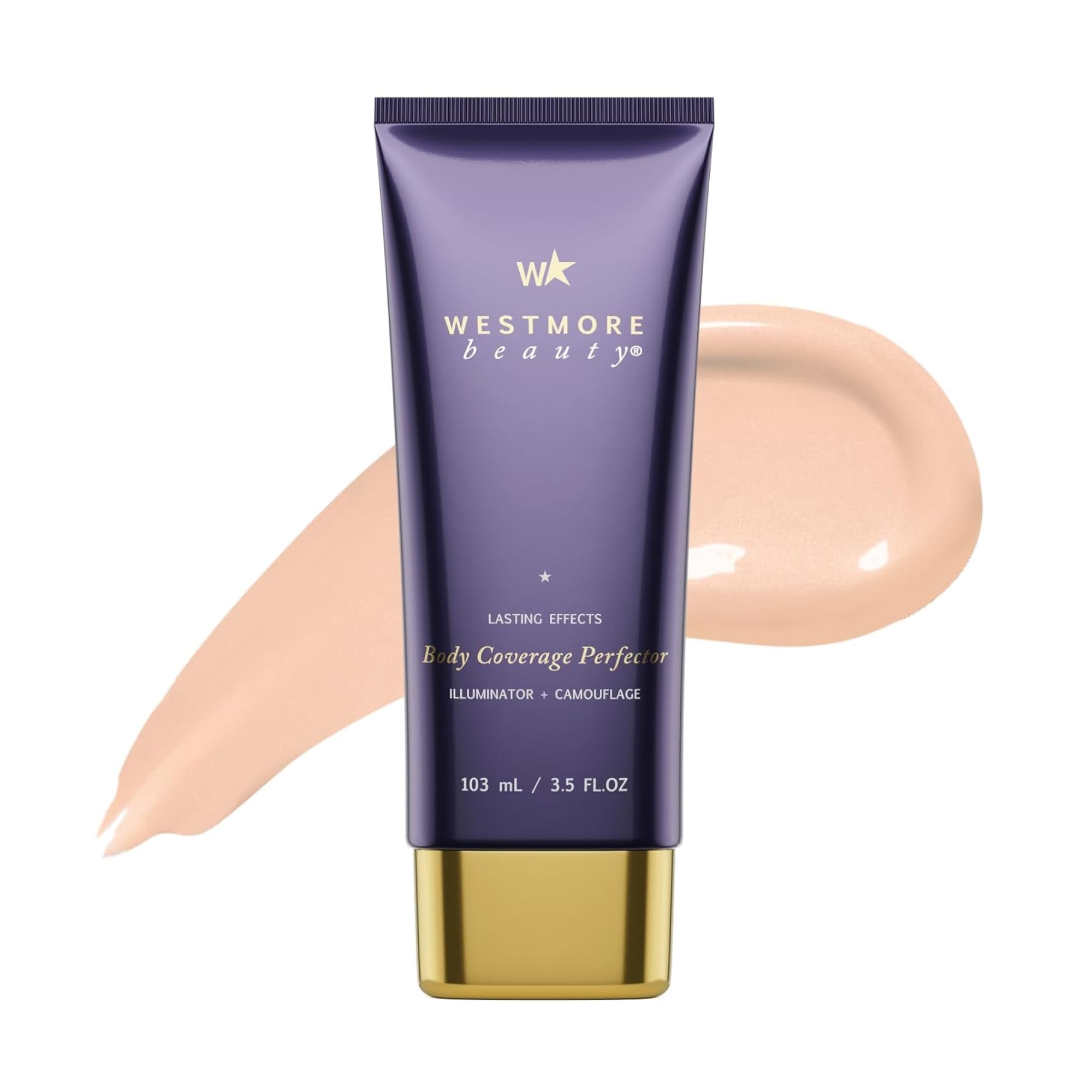 Westmore Beauty Body Coverage Perfector – Waterproof Leg & Body Makeup/Bronzer For Women - Best Tattoo Cover Up Makeup & Tattoo Concealer - 3.5 Oz