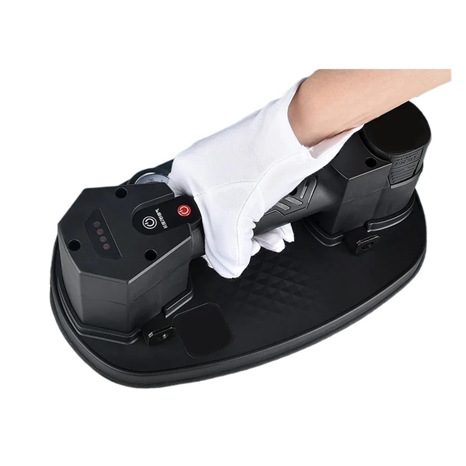 Glass Suction Cup, 220kg Load Industrial Grade Electric Vacuum Suction Cup Heavy Lifter Granite s Tile Suckers Lifting Tool 1500mAh for Tiles,Windshield,Window