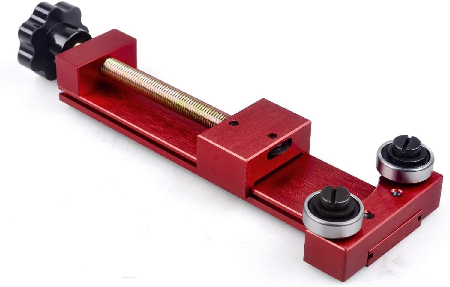 66490 Oil Filter Cutting Tool with 3 Blades With Vise Jaws Pads,Oil Filter Cutter for Filter Cutting Range 1-3/4" to 5-3/4" Aluminum Red
