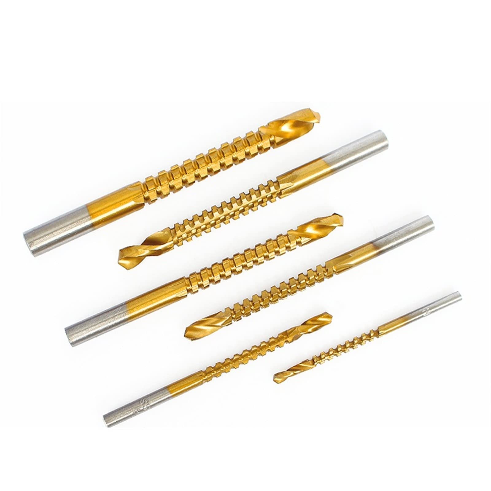 3/4/5/6/6,5/8 mm zestaw wierteł HSS kompozytowa śruba Tap stolarz obróbka drewna tworzywo sztuczne metal otwory narzędzia do rowkowania (kolor: 8 mm (1 szt.)