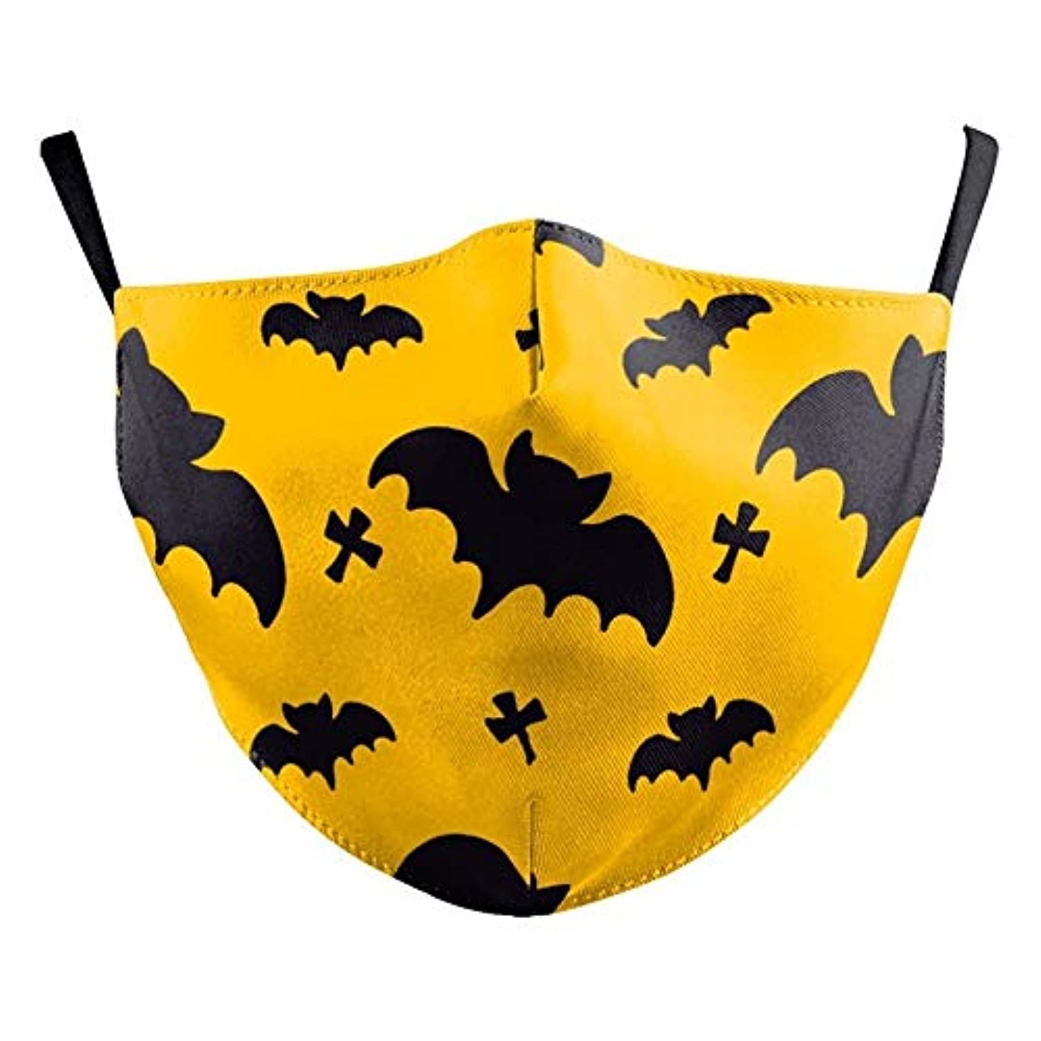 Marvel Kids Face Mask and Cartoon Characters With Carbon Filter PM 2.5 - Ultra-Comfortable, Reusable, Portable, Fold-able Lightweight (Batman 3)