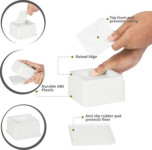 Miniatura 2 de Utopia Bedding Elevadores de cama de 3 pulgadas, paquete de 8, elevadores de muebles con espuma antideslizante y almohadilla de goma, elevadores de
