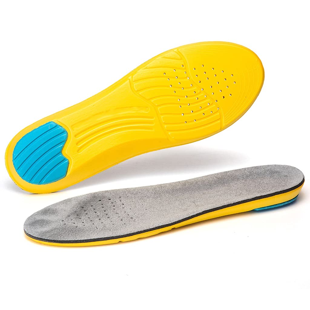 Semelles de rechange anti-douleur au talon en mousse EVA respirante pour chaussures de sport