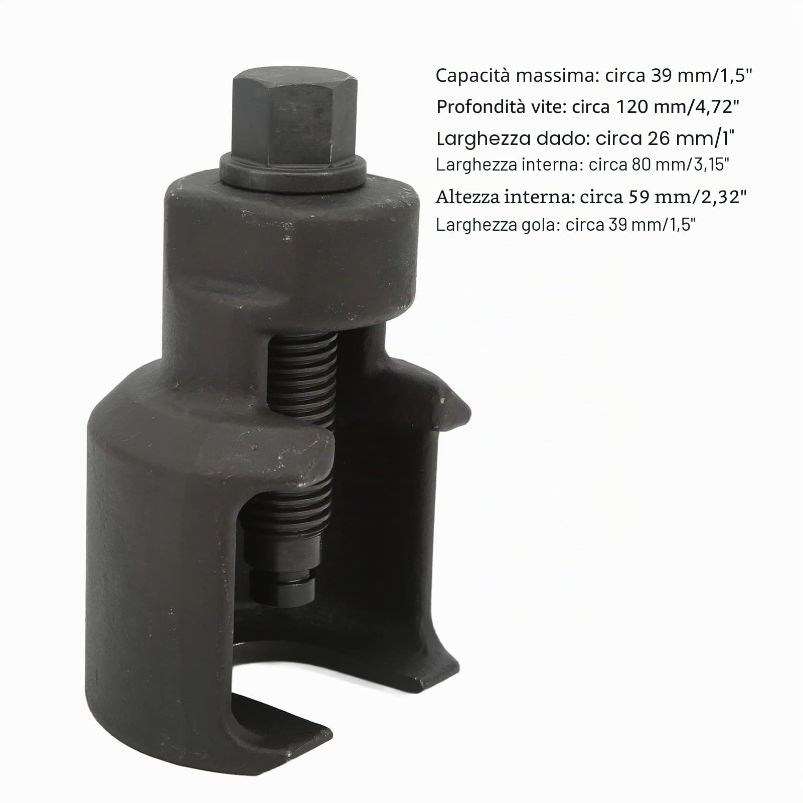 Strumento per la Rimozione del Giunto Sferico del Camion Estrattore Estrattore Separatore per Carichi Pesanti per la Manutenzione delle Riparazioni,Utensili manuali