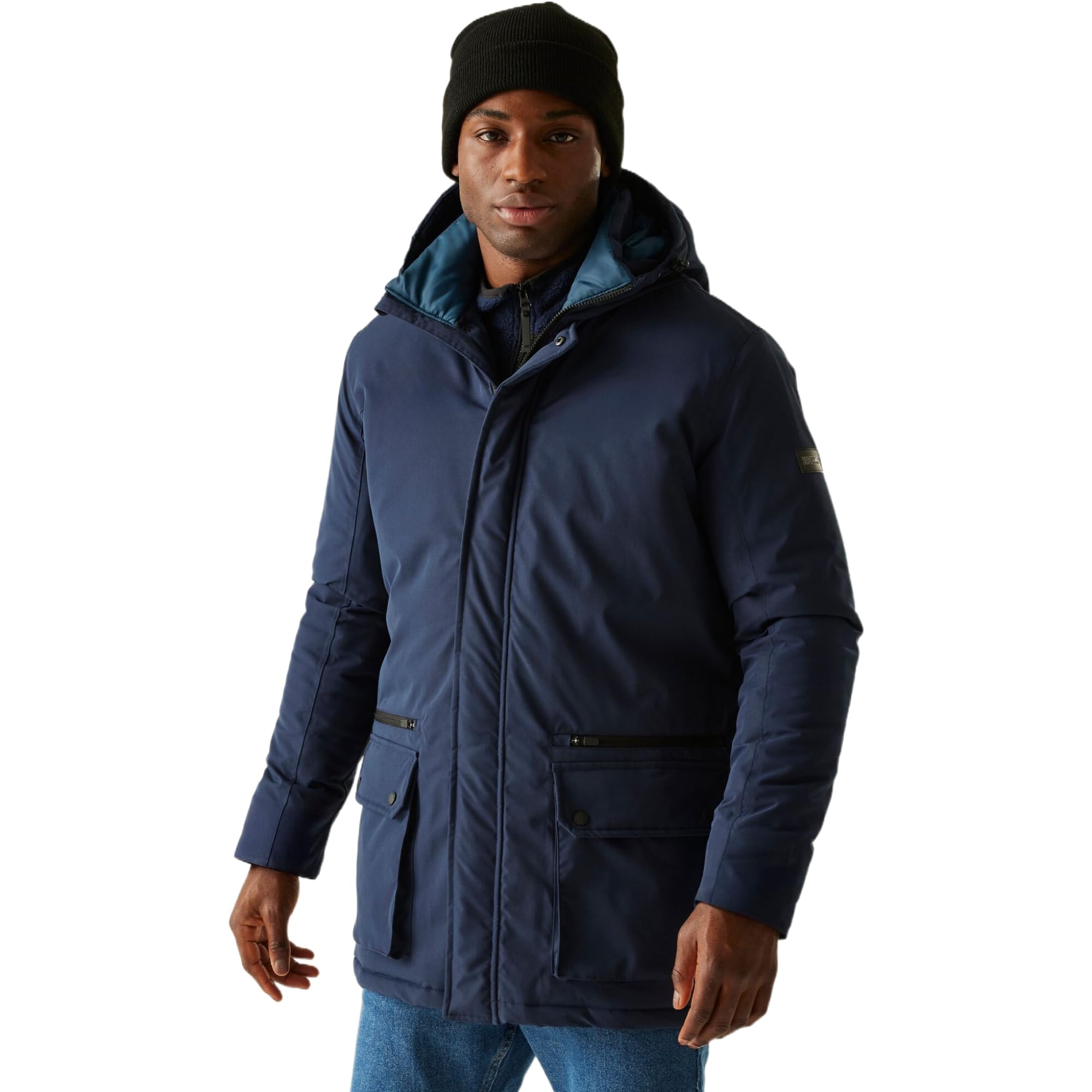 Regatta Waterproof Rhodo Padded Jacket Size: L Men's Blue