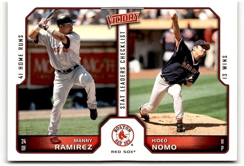 Miniatura 1 de 2002 Upper Deck Victory #151 Manny Ramirez/Hideo Nomo NM Near Mint Red Sox