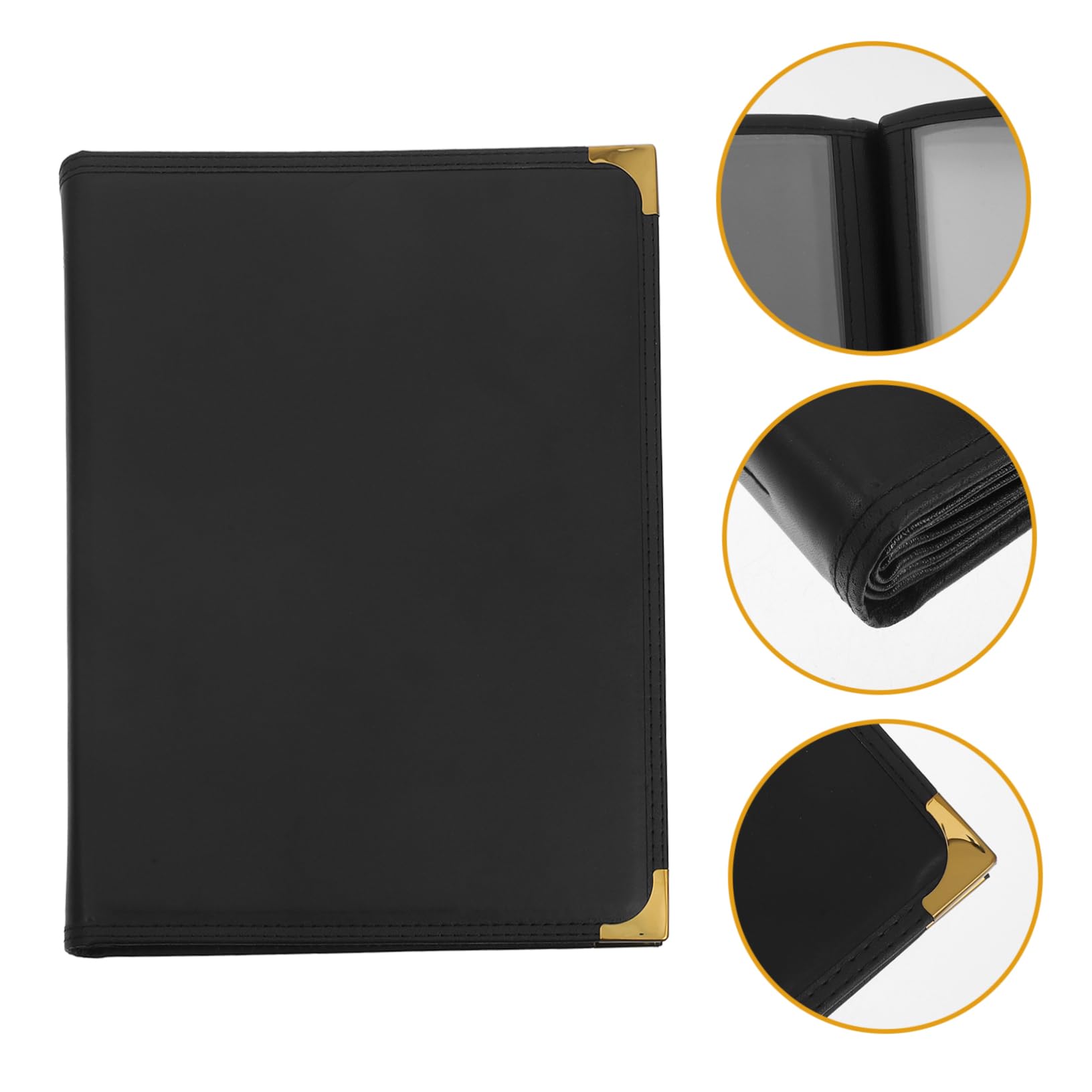 ABOOFAN Carpeta de Menú de Pvc Transparente, Portada Resistente al Desgaste, Diseño Multifuncional para Hoteles y Cafeterías, Adecuado para Cartas y Recetas