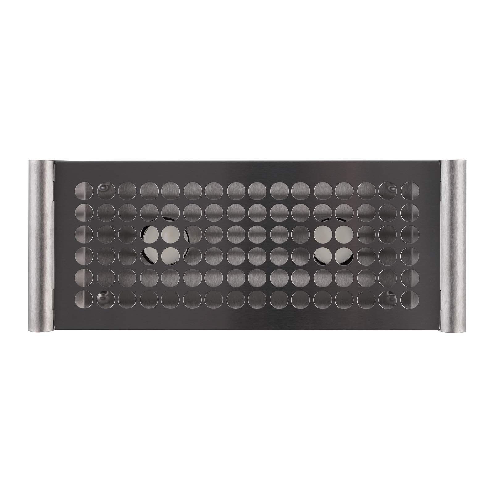 APS Chauffe-Plat 34 x 13 cm, H: 6 cm Acier Inoxydable, Poli Mat