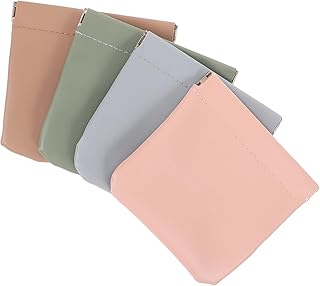 FOMIYES 4pcs Storage Bag Cosmetic Bag Pocket Small Makeup Pouch Toiletries for Women Makeup Bag Small Makeup Pouches Leather Makeup Bag Multifunctional Bag Outdoor Travel Pu Leather