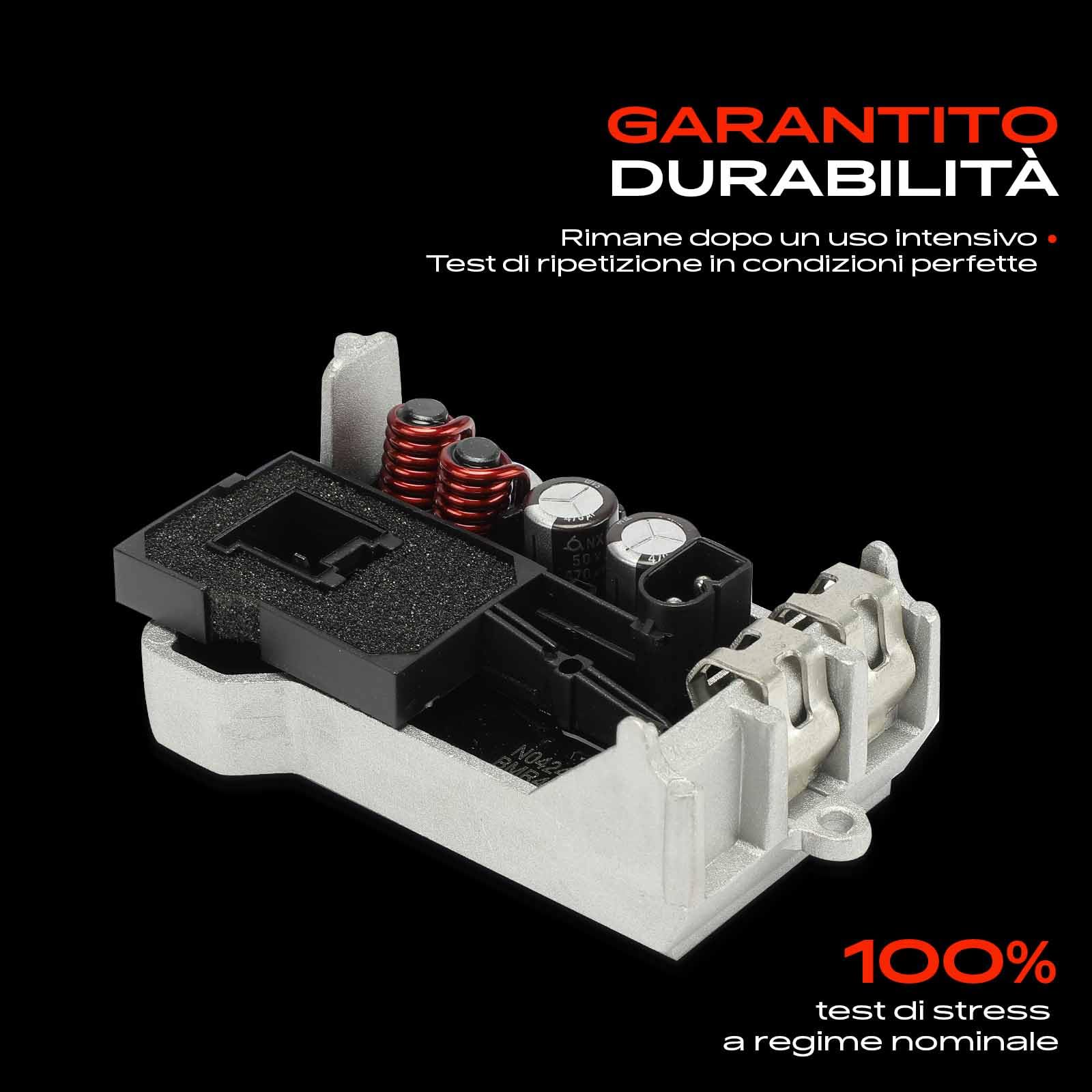 Frankberg Resistenza Ventola del Motore Compatibile con 57 W240 Classe C W203 Classe CLC CL203 CLK C209 CLK Cabriolet A209 Classe E W211 Classe G W463 Replace# 2038214058