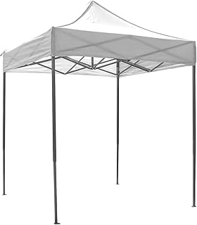 MOTIM Patio Tent Instant Gazebo Canopy with Windproof Ropes for Garden Patio Camping (White