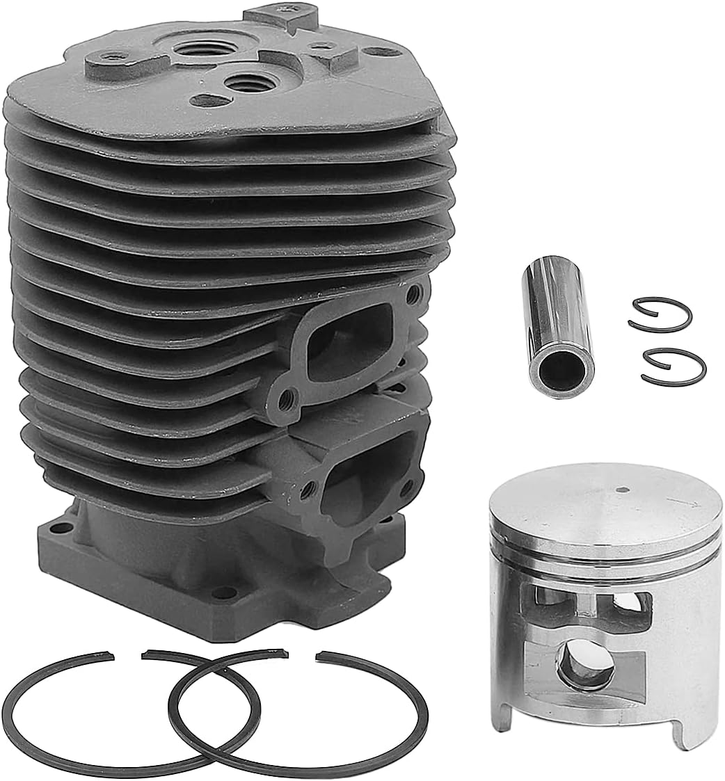 Realman 1111 020 1200 52mm Cylinder Piston Ring Rebuild Kit For Stihl Chainsaw 050 051 Disc Cutter TS50 TS510