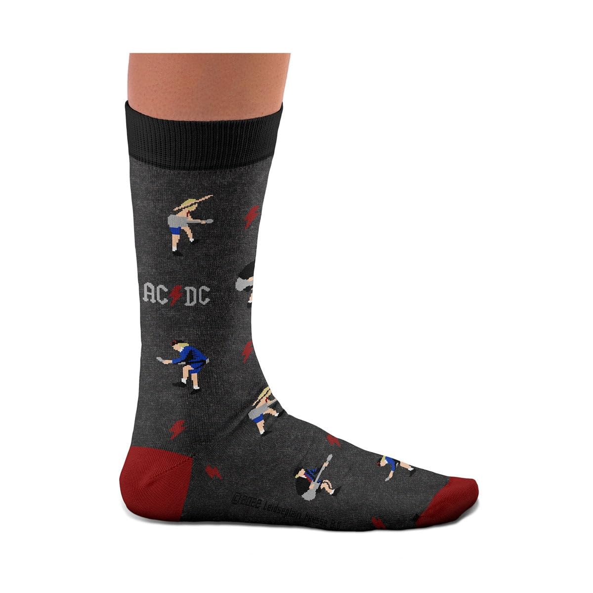Sock Affairs ACDC Socks Collection – Angus Young, Back in Black, Highway to Hell, ACDC Pack – Gifts for Music Lovers, Cotton Socks, 2 Sizes, 4-7 and 7½-11½