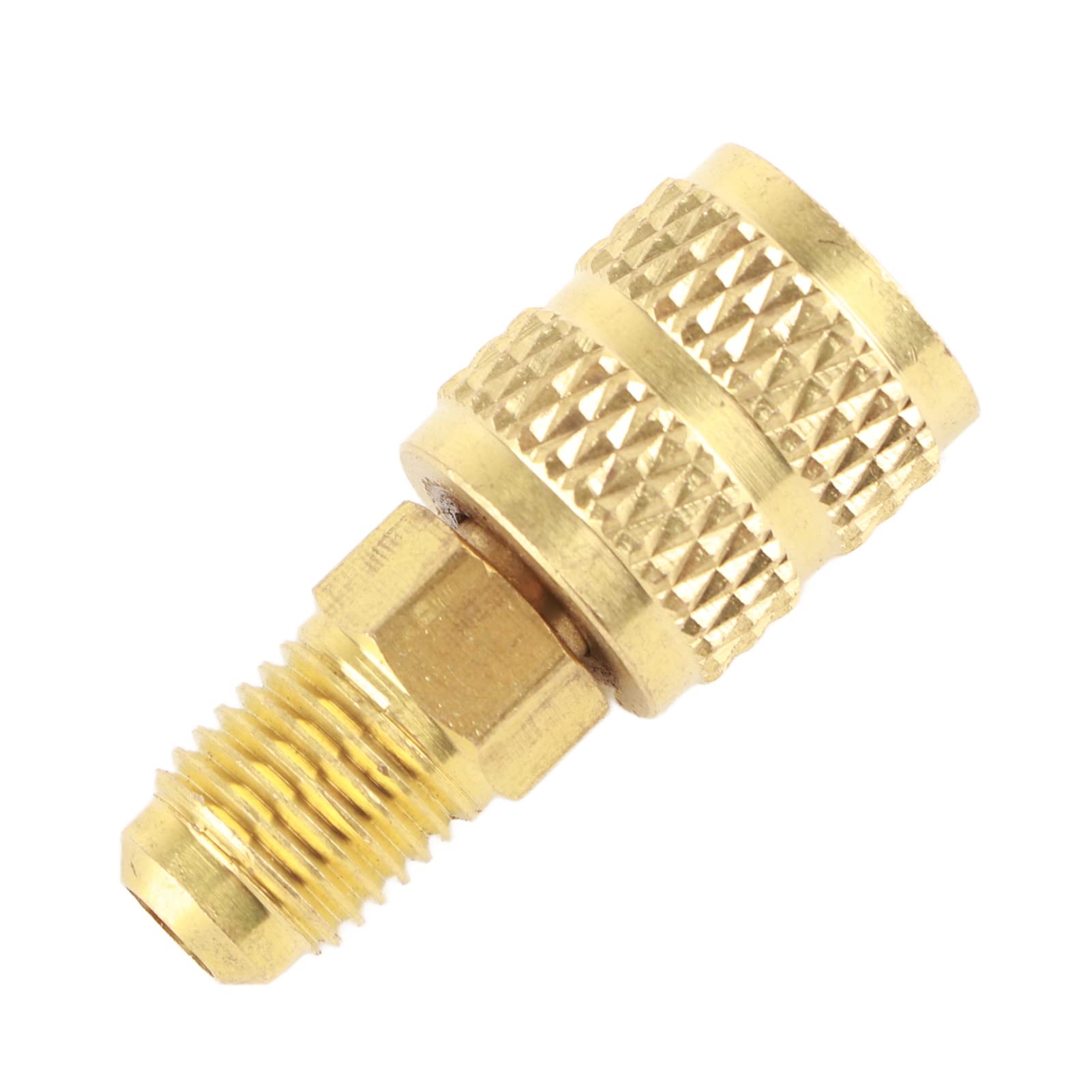 Adattatore R410A da 5/16 pollici SAE femmina con attacchi rapidi a 1/4
