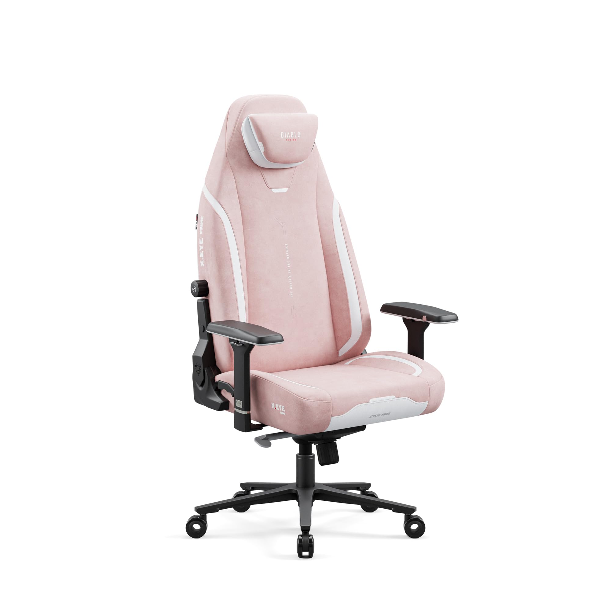 ergonomische spießförmige pc-stuhl akira pink mit kühlfunktion