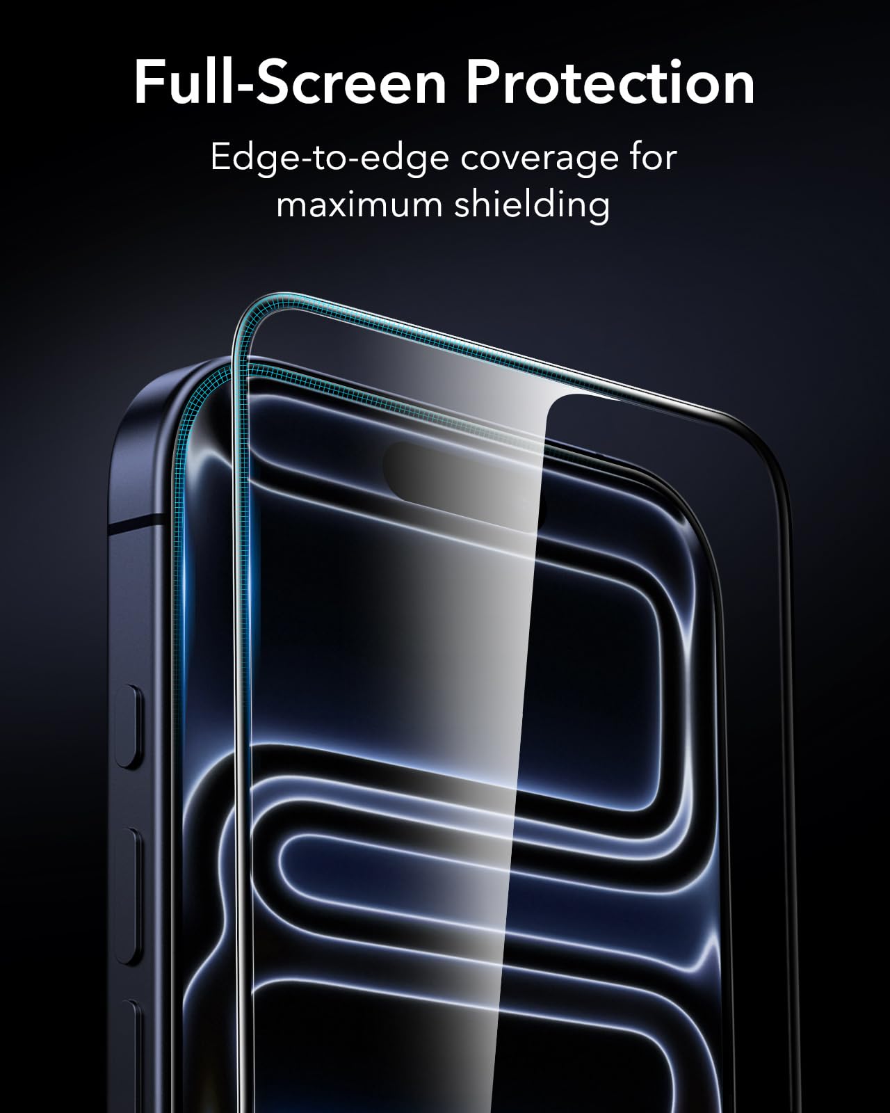 ESR Verre Trempé pour iPhone 17 Pro Max, 9H+ Protections D'écran, Armorite Ultra-résistant de Qualité Militaire, Incassable et très durable, avec Plateau UltraFit Mis à Jour, Lot de 3