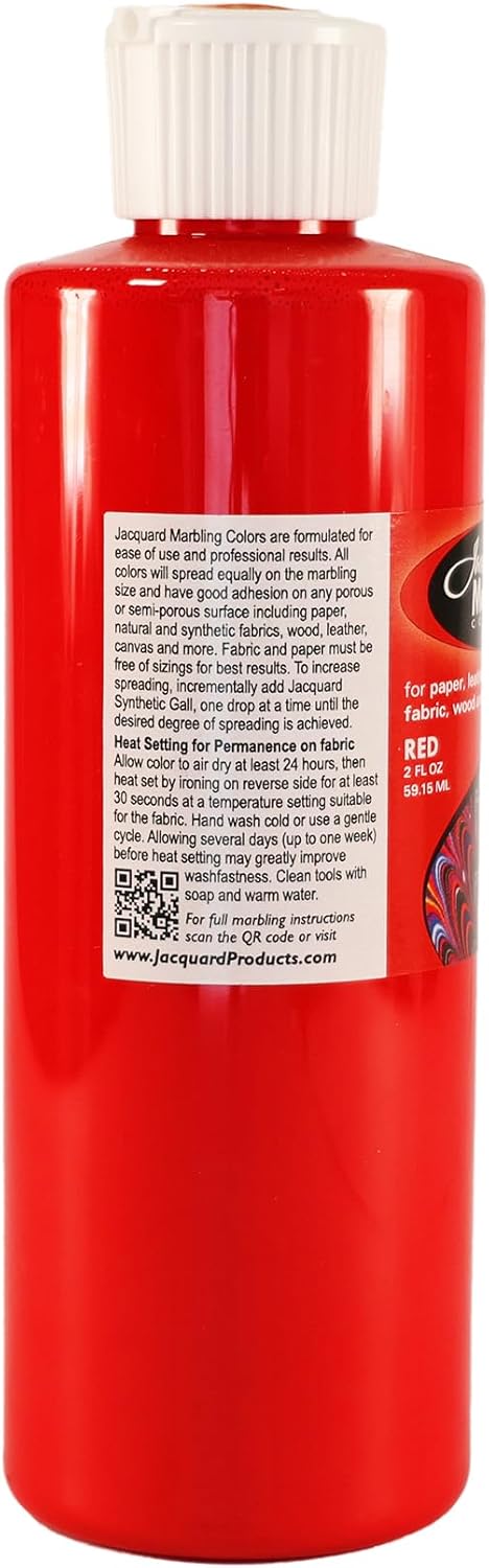 Jacquard Marbling Color 8 Oz - Red