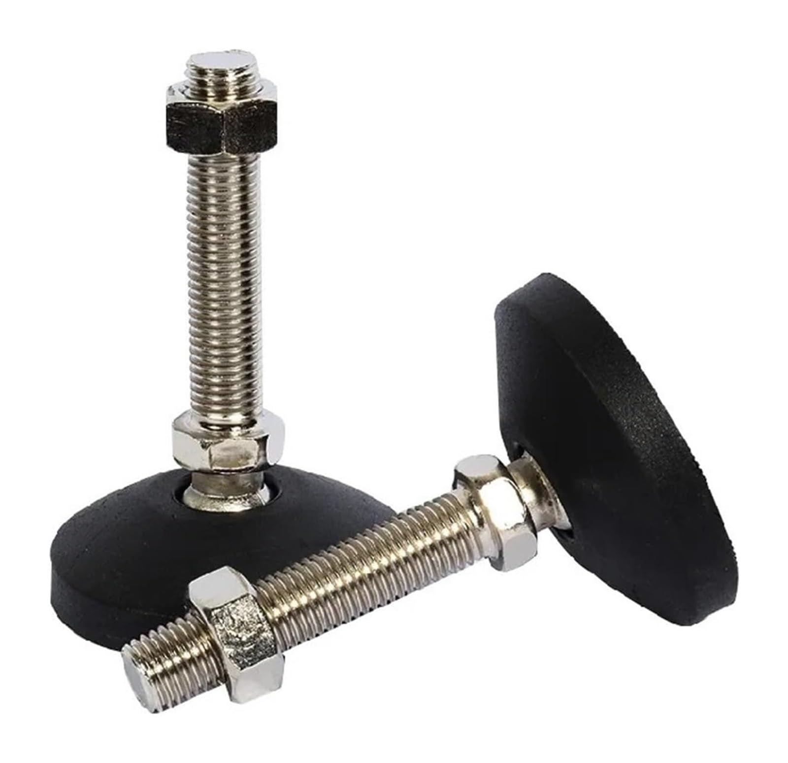 Livellatori per mobili Piedini livellanti, Piedini Di Livellamento for Mobili Regolabili Da 20 Pezzi M8 M10 Base Girevole Con Filettatura Altezza 13-63 Mm(D40 X M10x50mm)