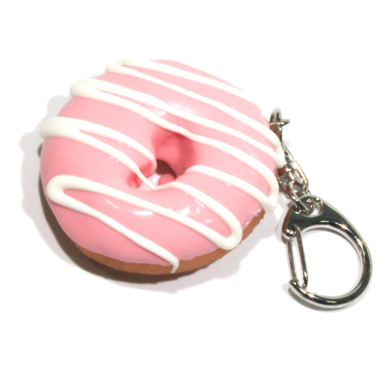 Amazon.co.jp: 【見るたび、お腹が鳴る】 ドーナツ(イチゴ) 食品 