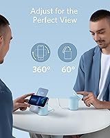 Vista 4 de Anker Cargador inalámbrico magnético, estación de carga inalámbrica 2 en 1 MagGo 623 con cargador USB-C, para iPhone 14/14 Pro/14 Plus/14 Pro