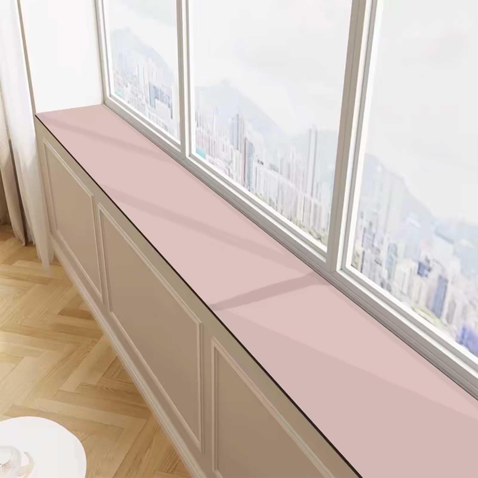Zuschneidbare Zugluftstopper-Matte – Gummi-Fenster- und Balkonisolierung, Anti-Zugluft-Kissen für Küchenschwellen, energiesparend, 30 x 80 cm, perfekt für Komfort zu Hause