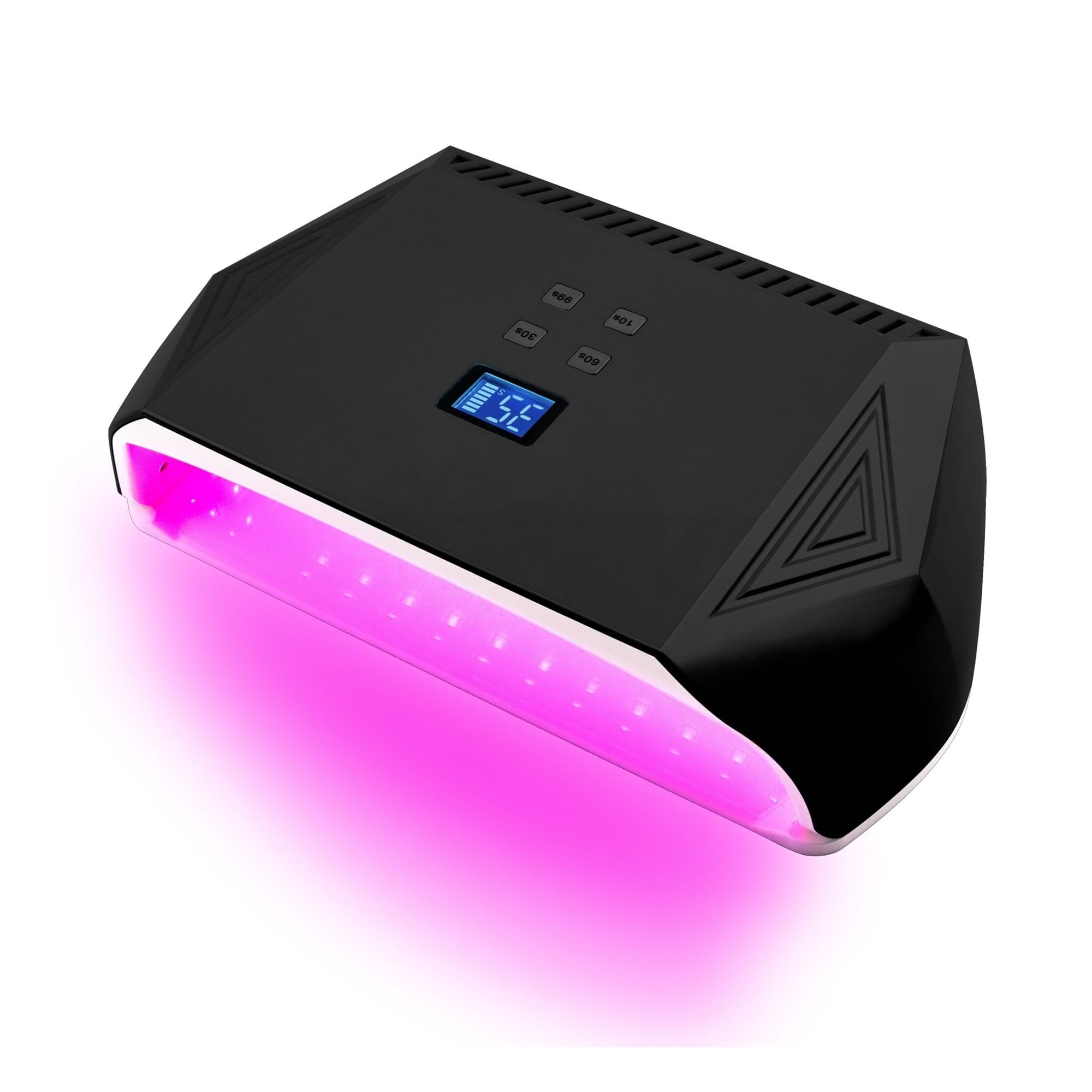 Lampa UV do Paznokci, 128W LED lampa UV do paznokci LED suszarka do paznokci czerwone światło koraliki utwardzanie żel do polerowania High Power szybkoschnąca lampa do zdobienia paznokci,Dla domu i s