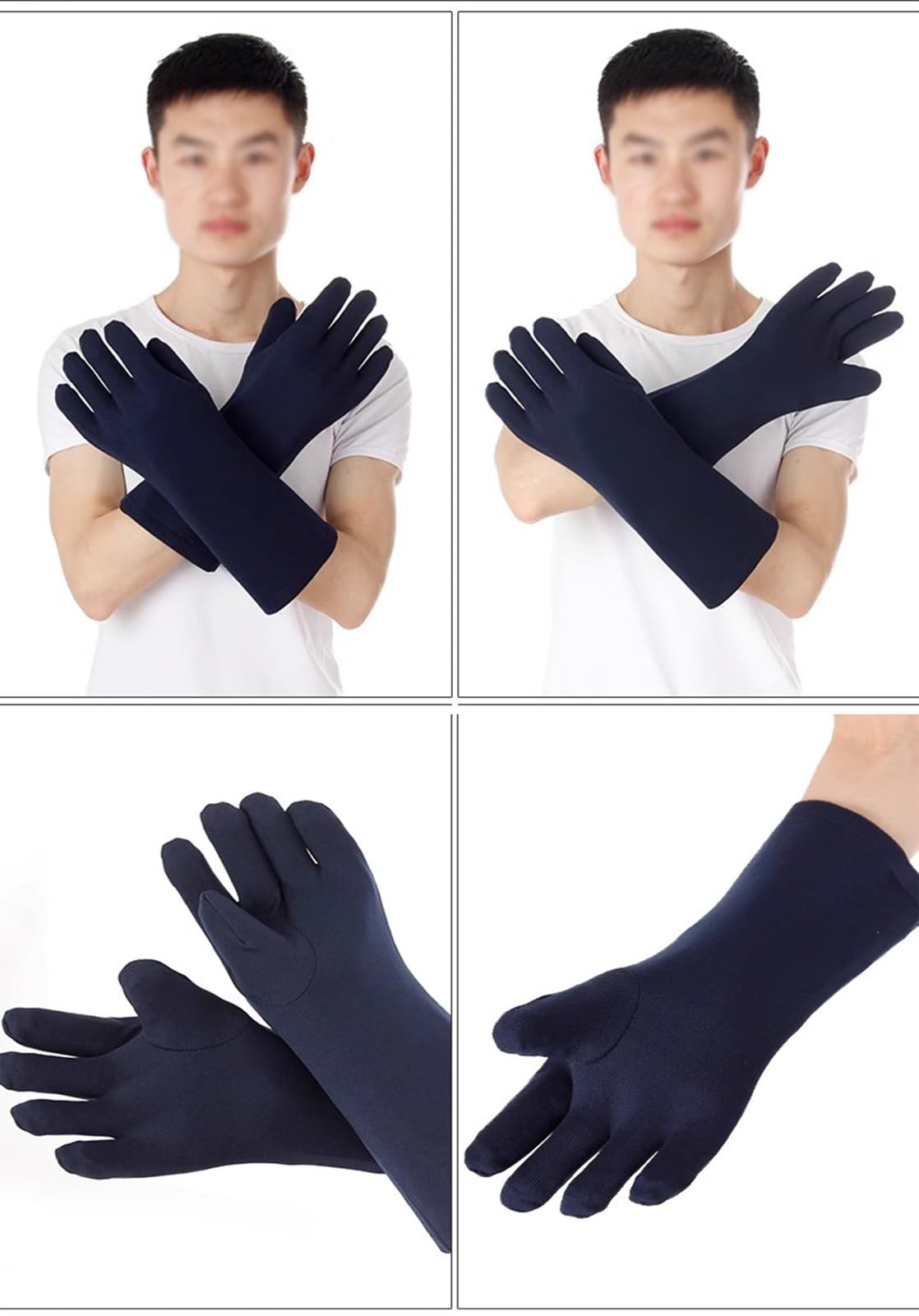 Delantal de Plomo Guantes de Plomo para Rayos X para Adultos, Guantes Resistentes a la radiación de 0,35 mmPb/0,5 mmPb, Tanto para Hombres como para Mujeres (Color : Blue, Size : 0.5mmPb)