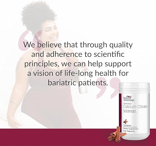 Miniatura 7 de Bariatric AdvantageCitrato de Calcio masticables canela, 270unidades