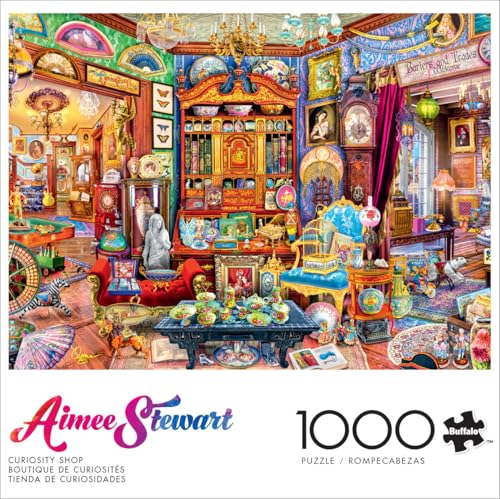 Rompecabezas Buffalo Games - Tienda de la Curiosidad de Aimee Stewart, 1000 piezas para adultos | Hecho en EE.UU., cartón reciclado, incluye póster, ideal para regalo y enmarcar miniatura 3