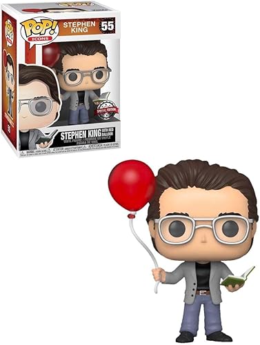Funko Pop Stephen King con globo rojo